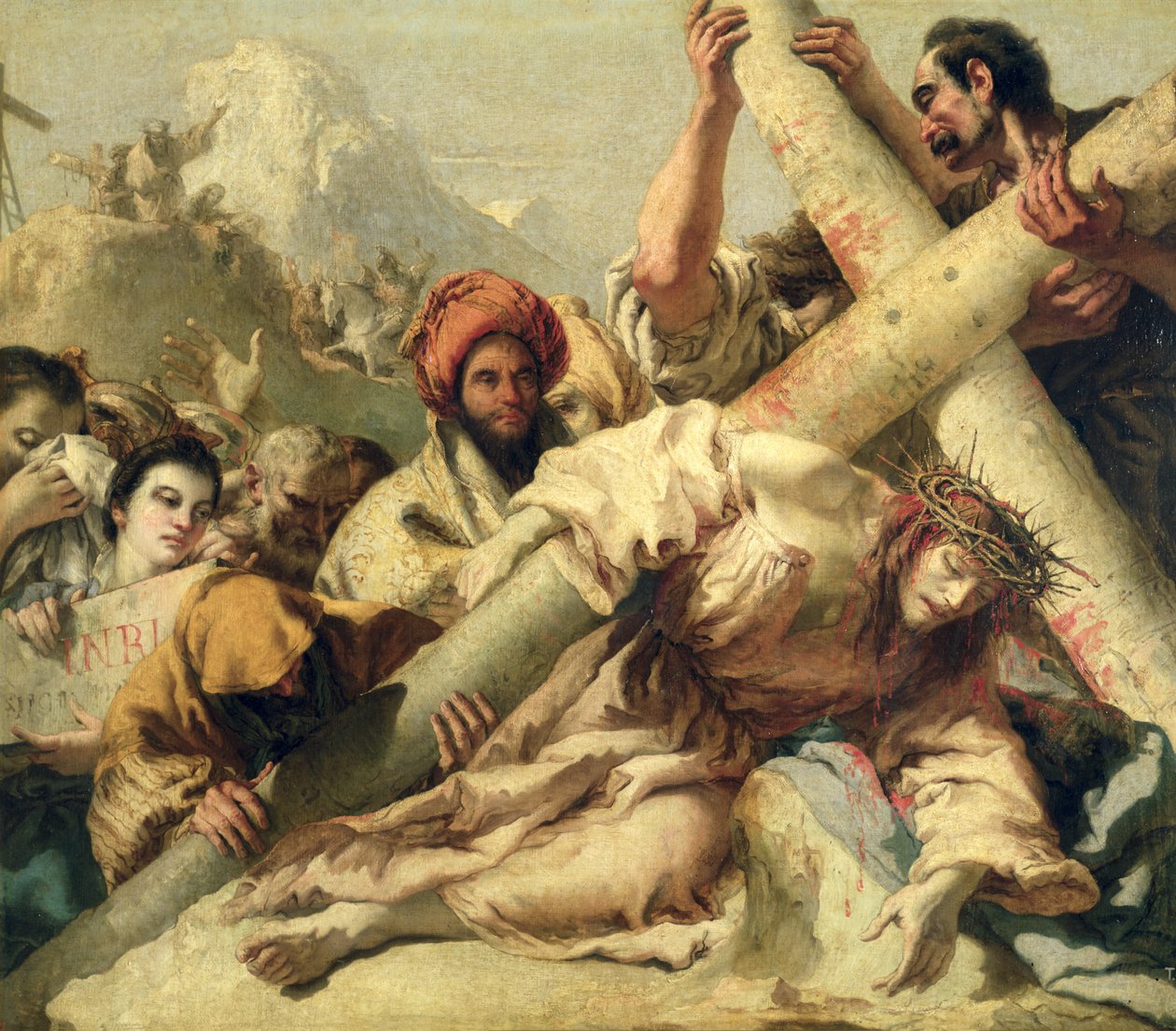 La caduta di Cristo sulla via del Calvario, 1772 da Giovanni Domenico Tiepolo