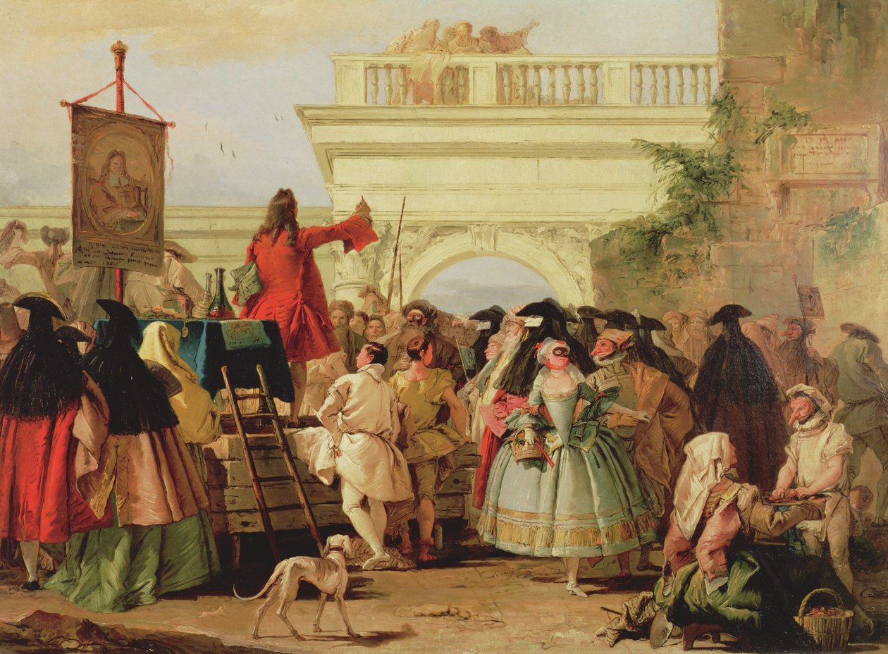 Il ciarlatano da Giovanni Domenico Tiepolo