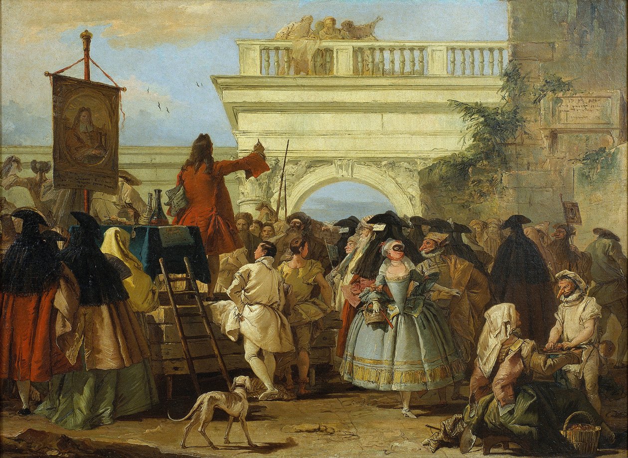 Il Ciarlatano da Giovanni Domenico Tiepolo