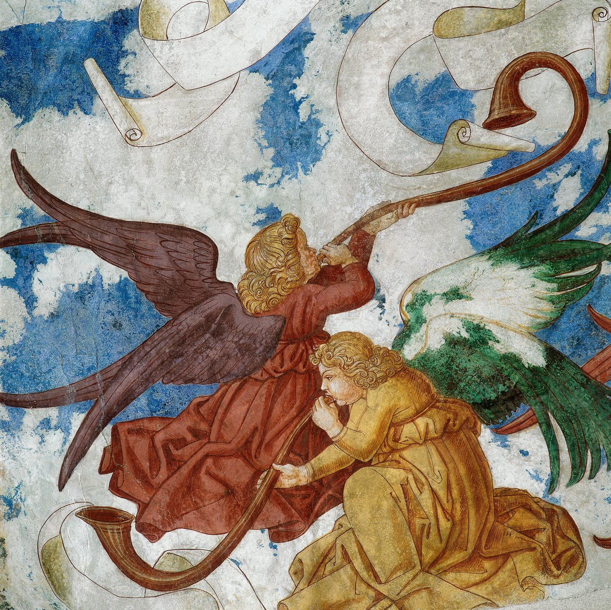 Angeli musicanti, (dettaglio) dal Giudizio Universale da Gianfrancesco da Tolmezzo