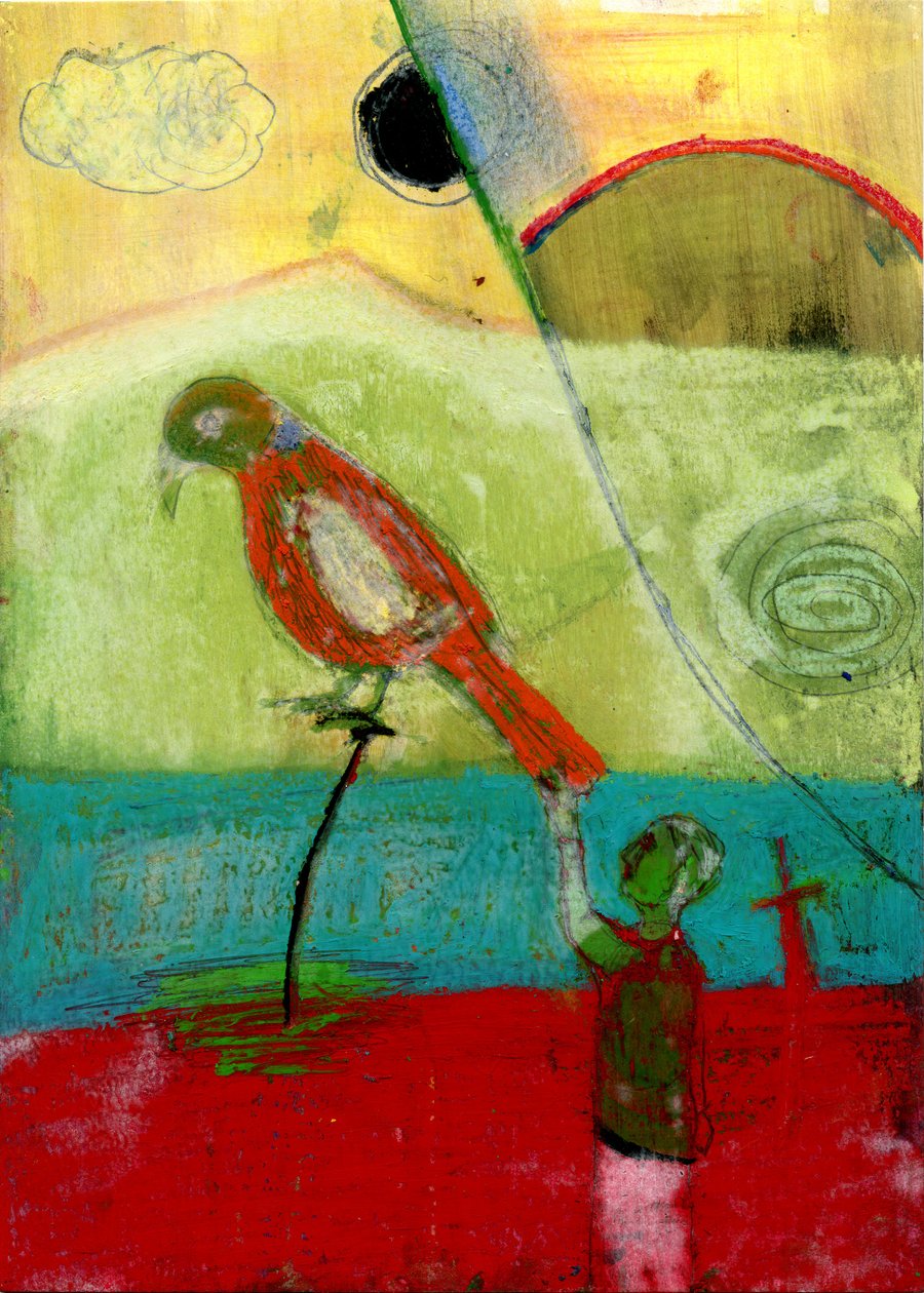 Uccello arancione, 2013 da Gigi Sudbury