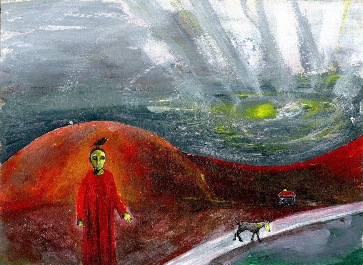 Cane dal volto giallo portami a casa, 2005 da Gigi Sudbury