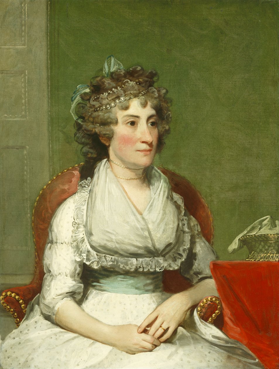 Catherine Yates Pollock (Mrs. George Pollock), 1793-4 da Gilbert Stuart