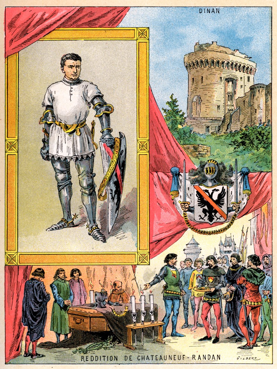 Bertrand du Guesclin, cavaliere bretone, 1898 da Gilbert