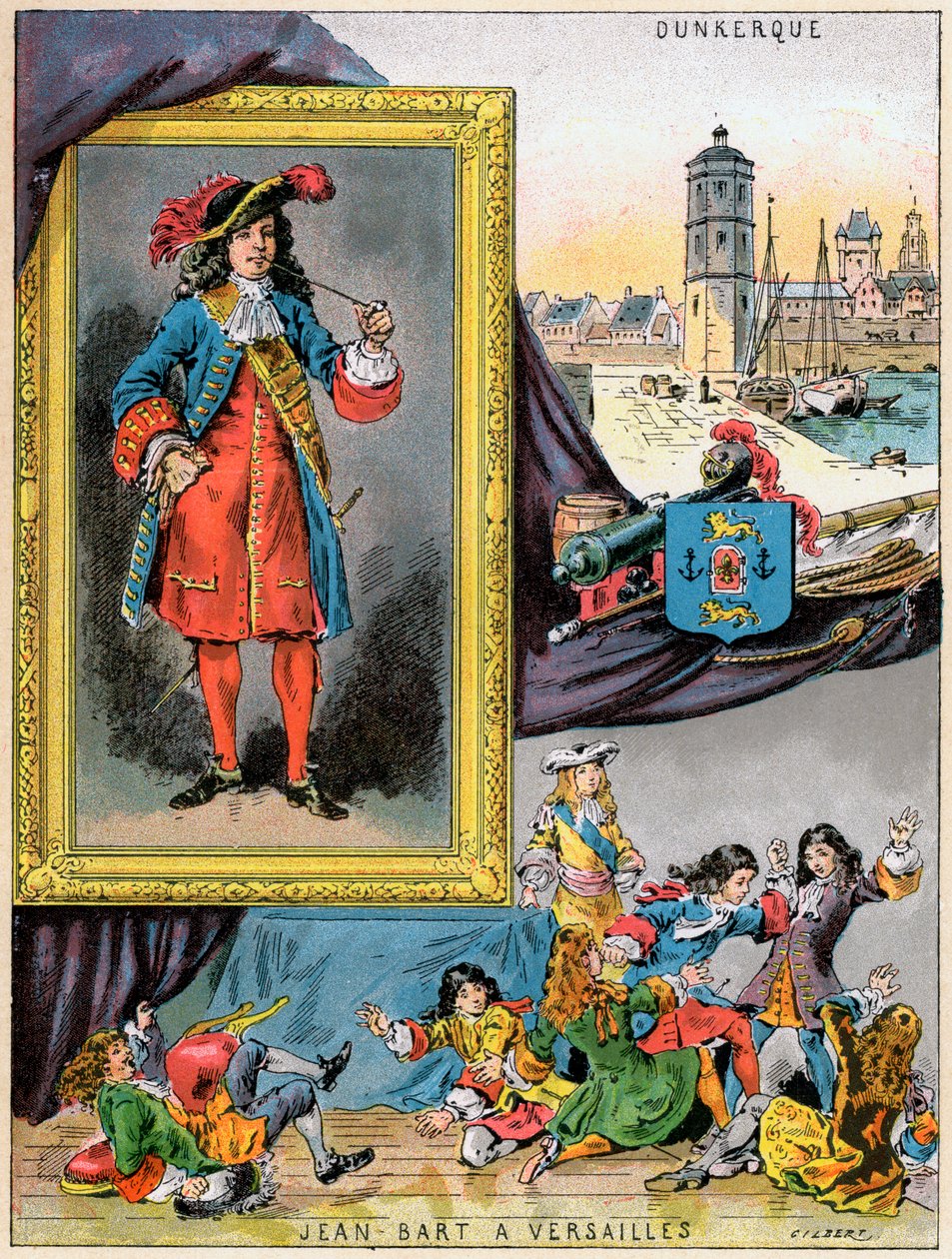 Jean Bart, comandante navale e corsaro francese, 1898 da Gilbert