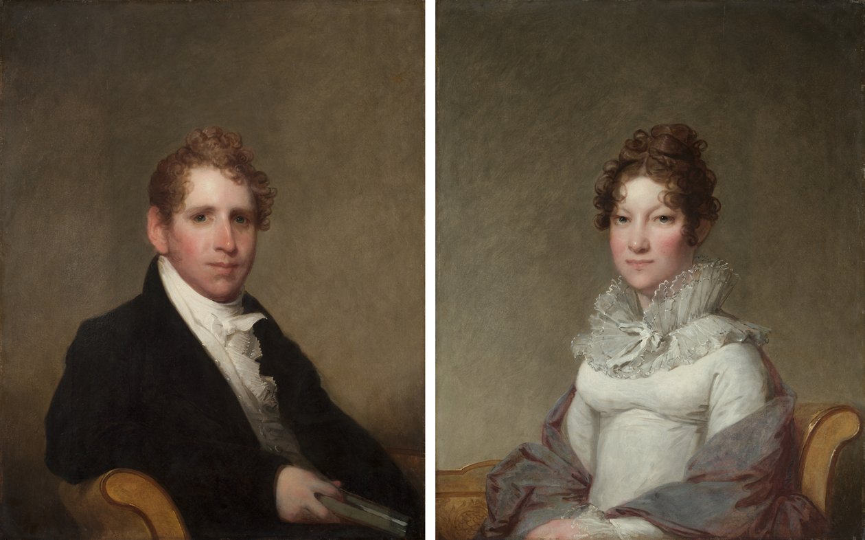 Dr. James Stuart; Mary Campbell Stuart da Gilbert Stuart