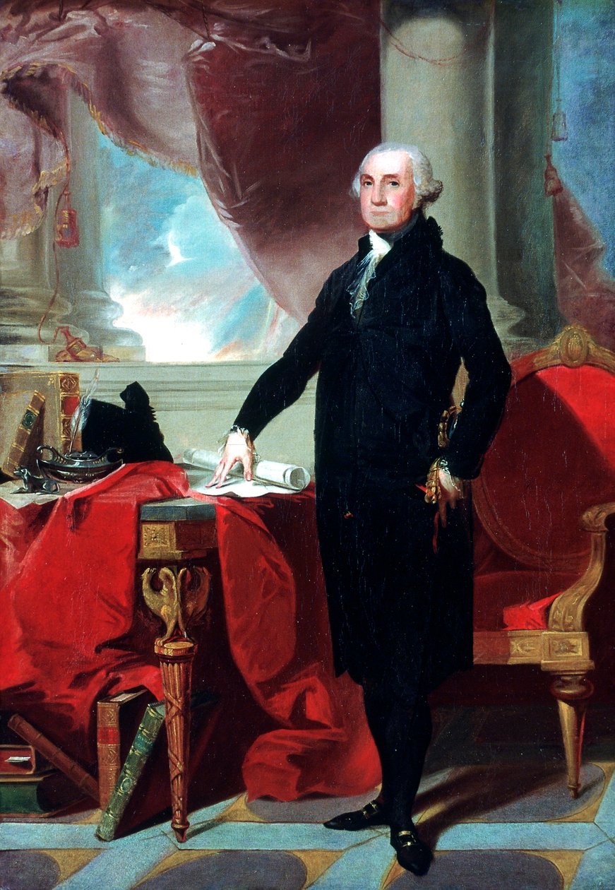 George Washington 1732-99, 1796 da Gilbert Stuart
