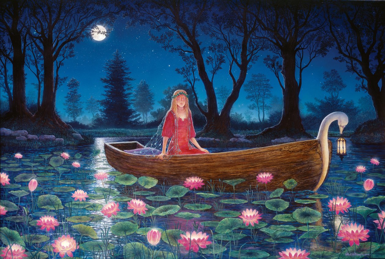 Ninfee al chiaro di luna, 2002 da Gilbert Williams