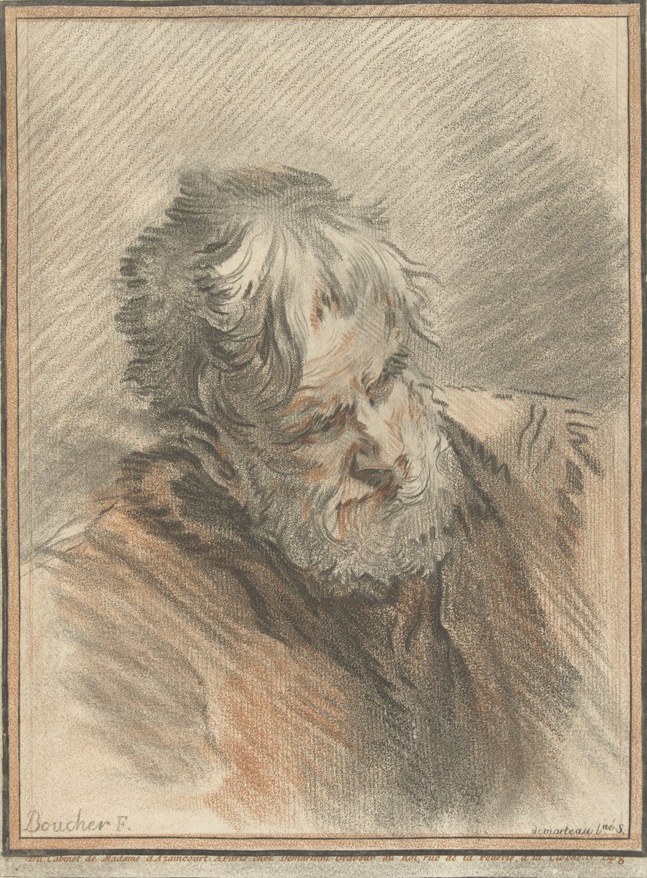 Testa di un vecchio da Gilles Demarteau