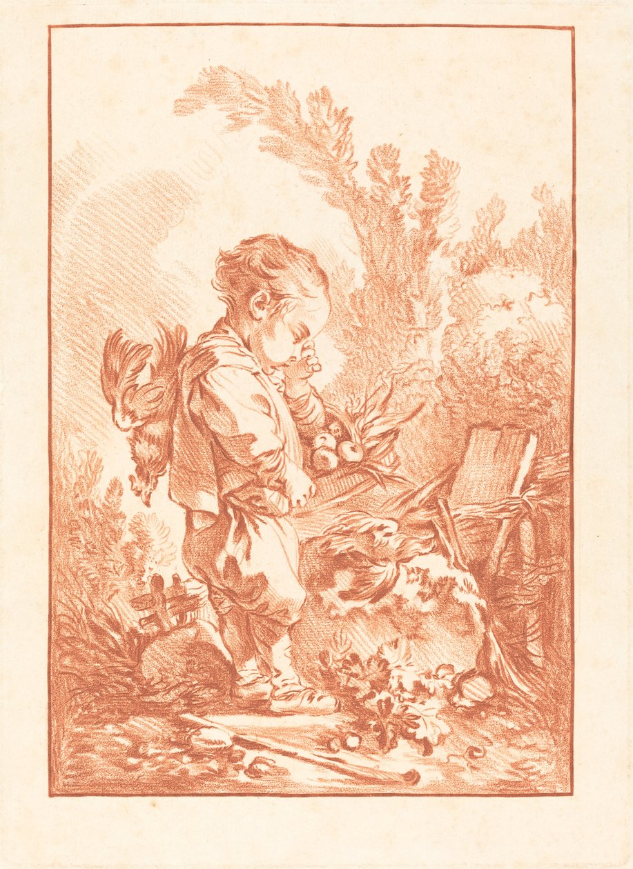 Le Maraudeur, c. 1769 da Gilles Demarteau