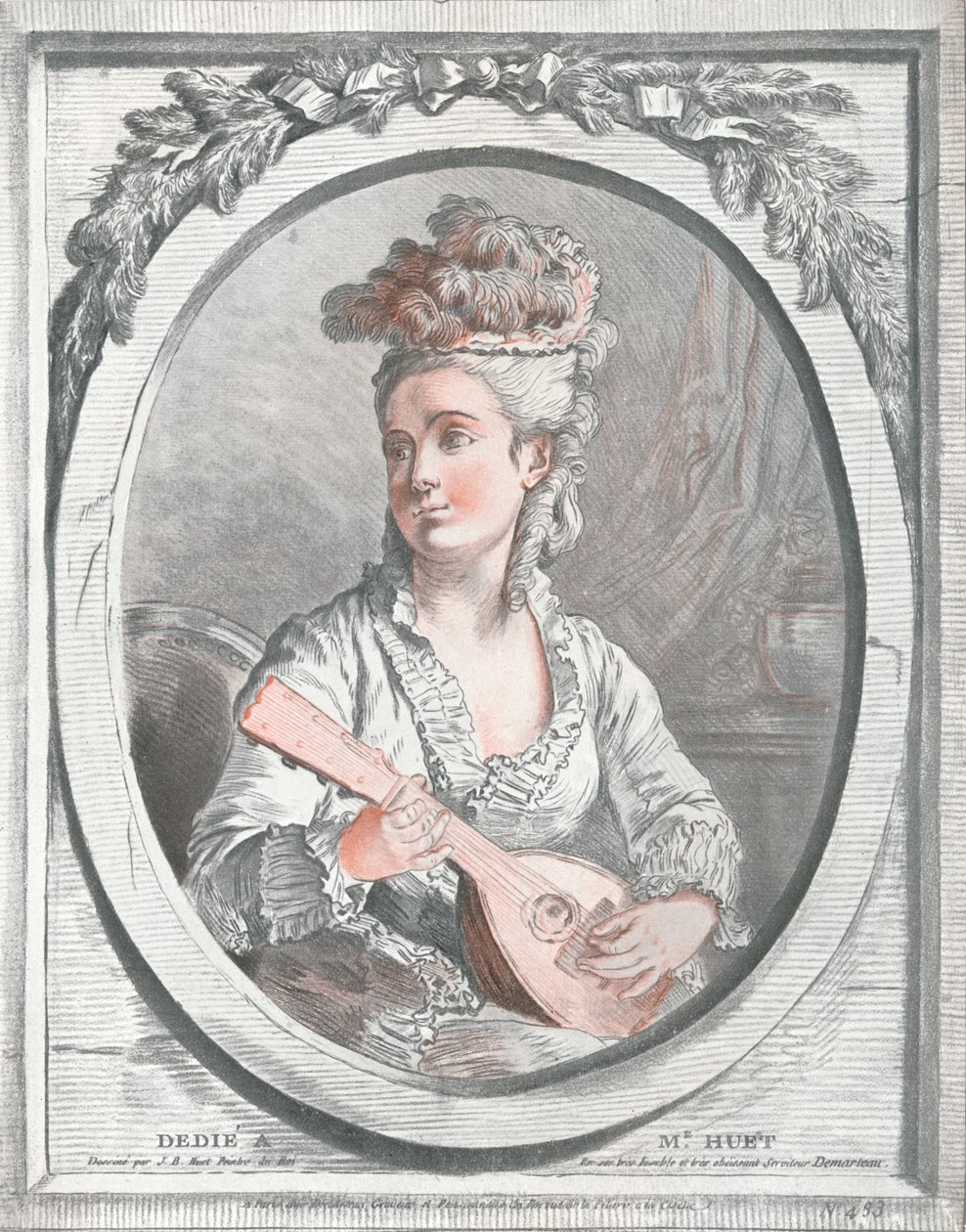 Ritratto di Madame Huet, XVIII secolo da Gilles Demarteau