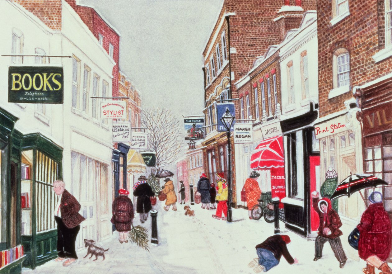 Flask Walk, Hampstead da Gillian Lawson