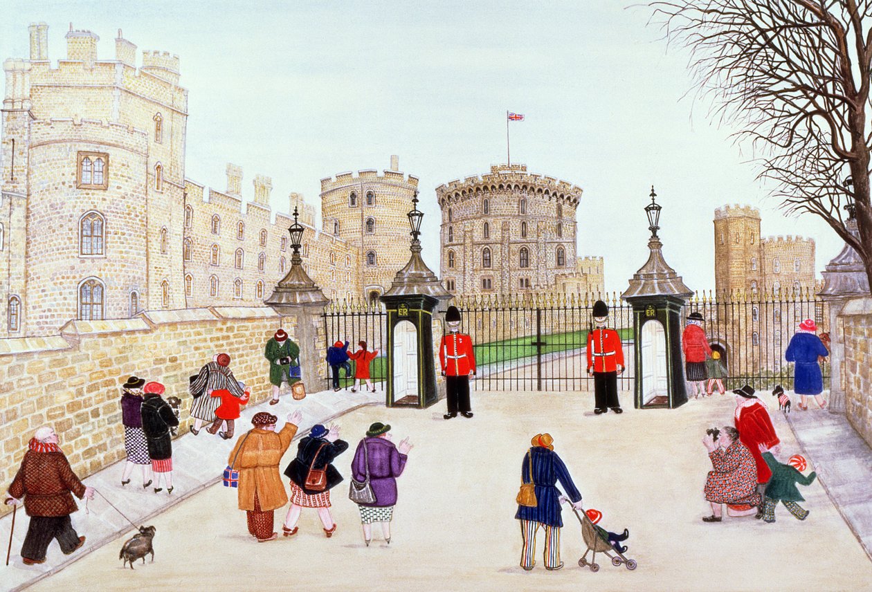 Collina del Castello di Windsor da Gillian Lawson