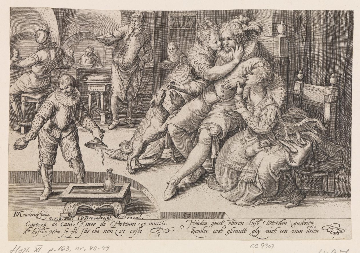 Scene di una vita dissoluta da Gillis van Breen