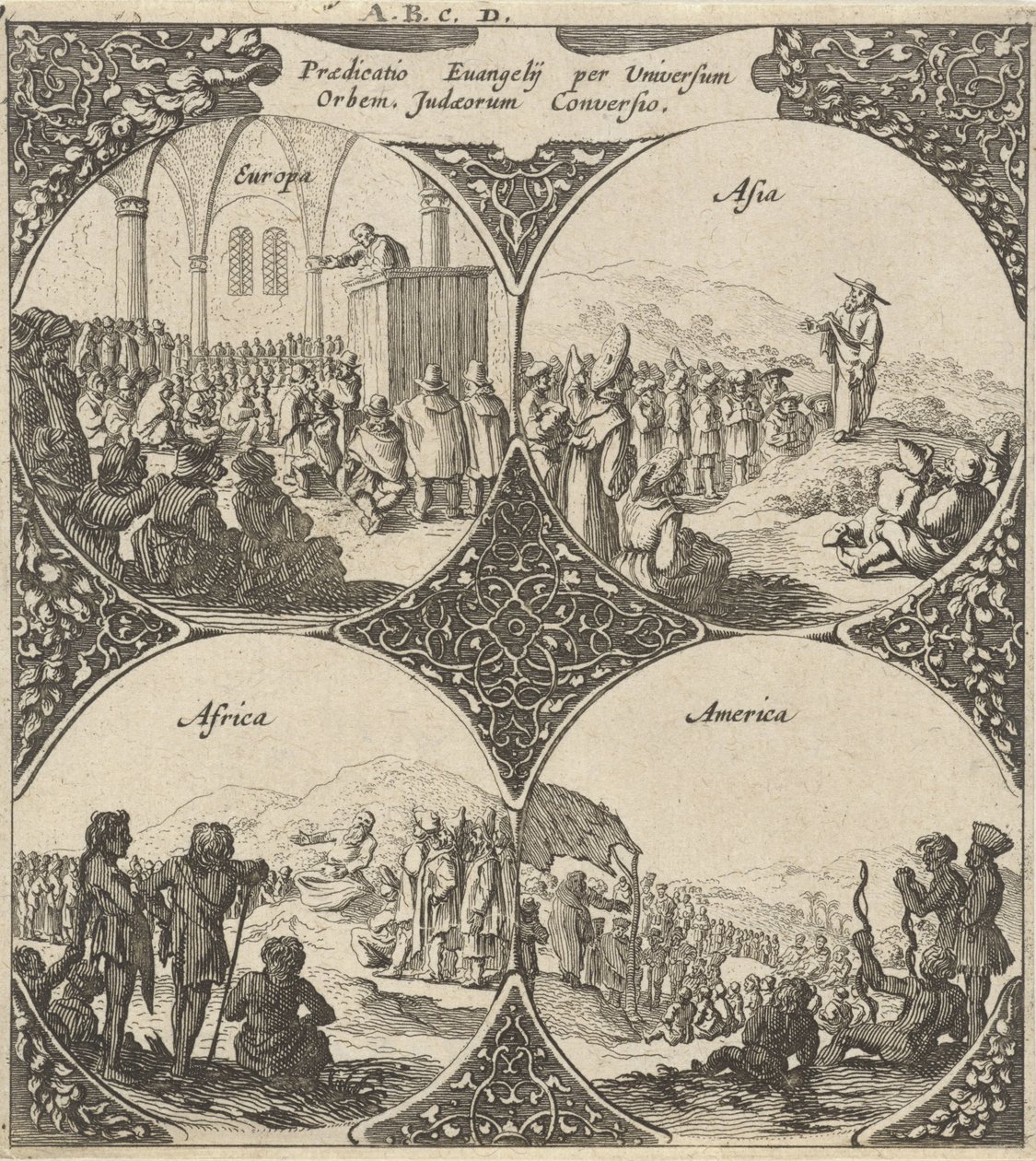 Predicatori nei quattro continenti da Gillis van Scheyndel (I)