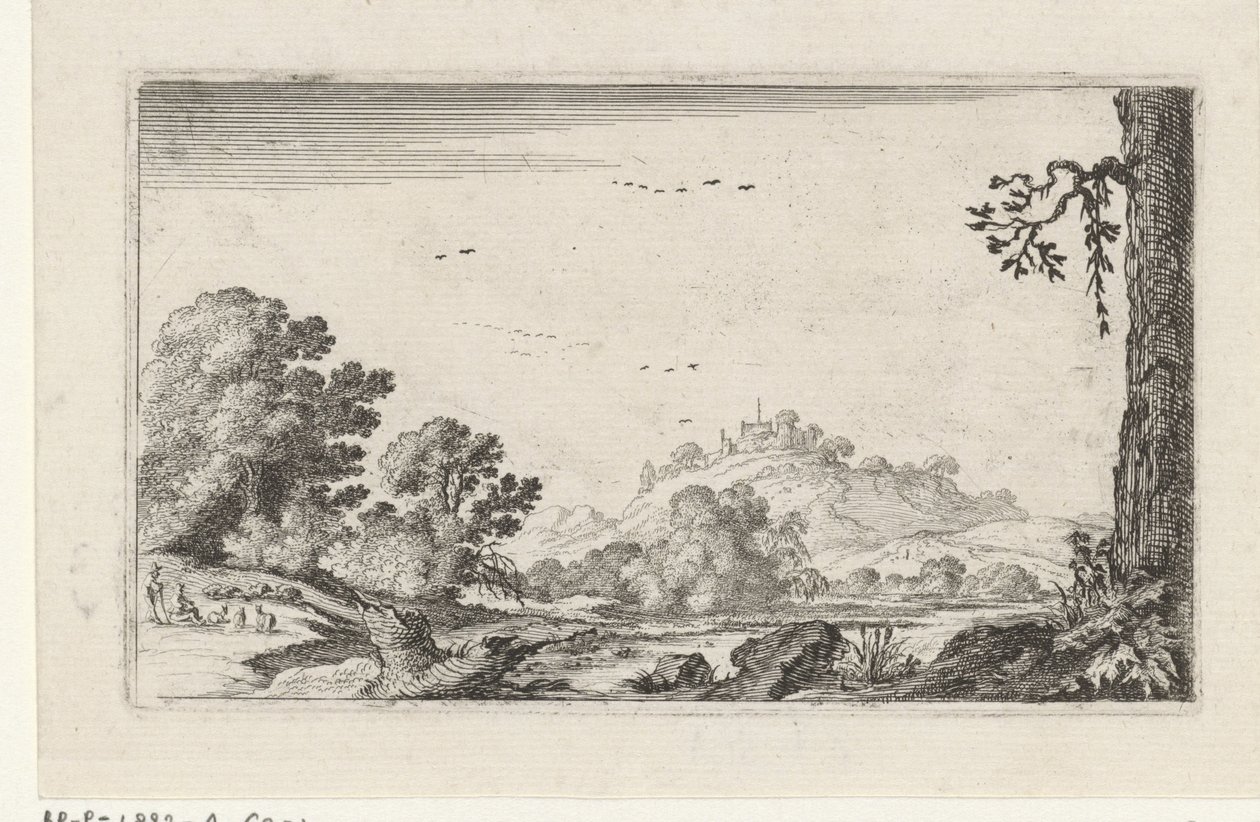 Paesaggio fluviale, Paesaggi (titolo della serie) da Gillis van Scheyndel (I)