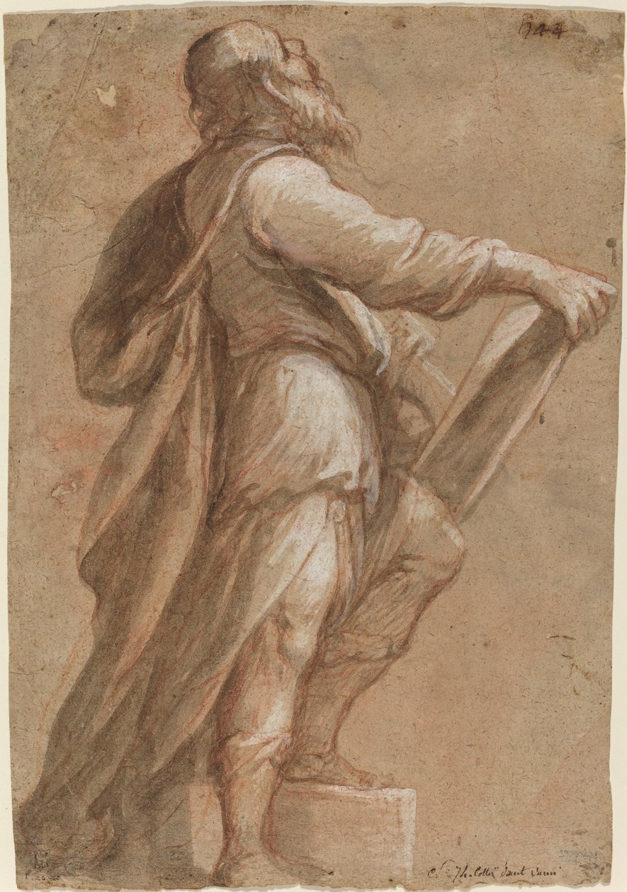 Un santo con un libro da Gioacchino Assereto
