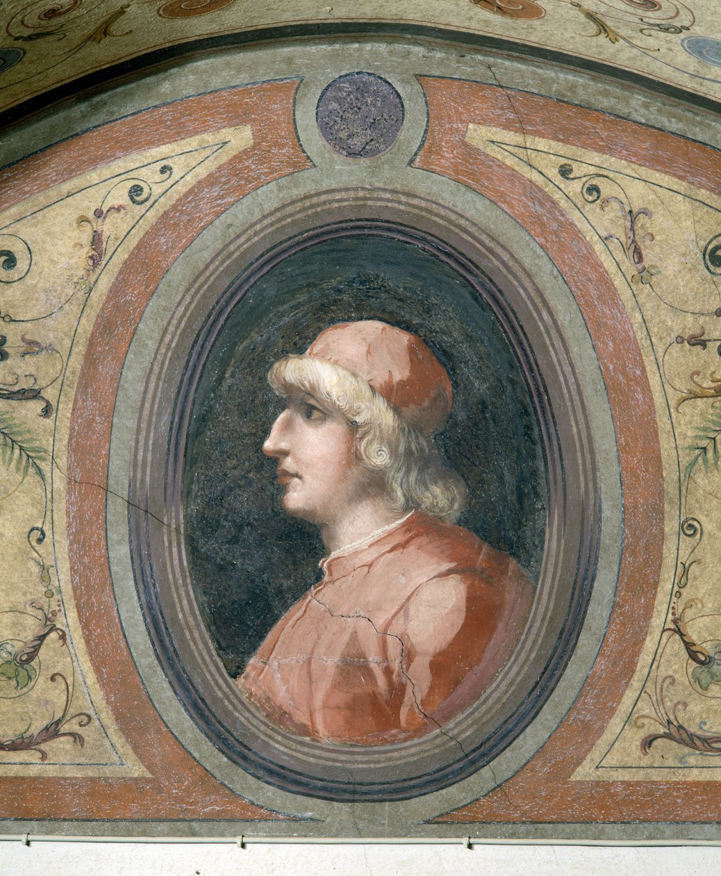 Ritratto di un uomo, Camera della Fama, 1548 da Giorgio Vasari