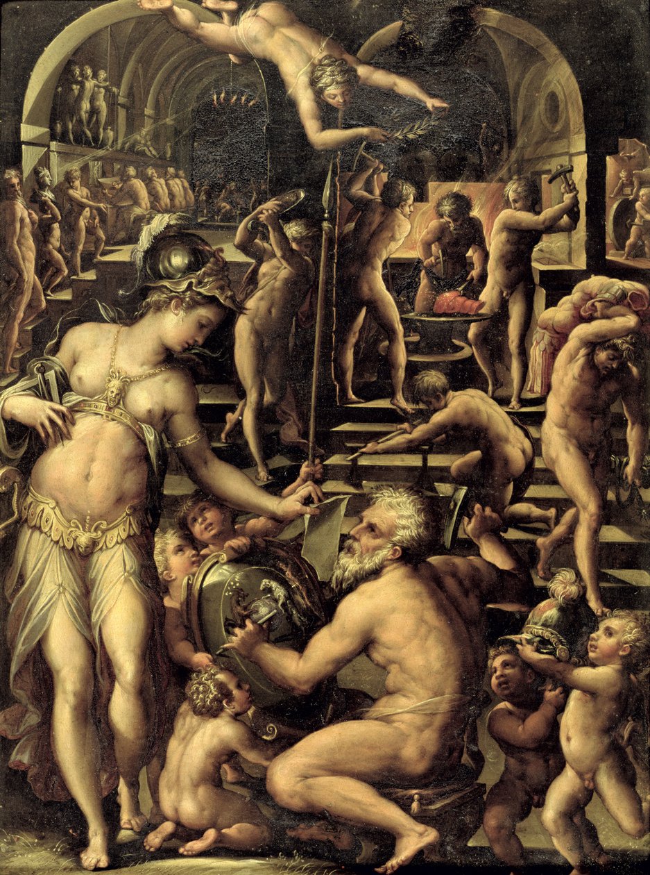 La Fucina di Vulcano, 1565 da Giorgio Vasari