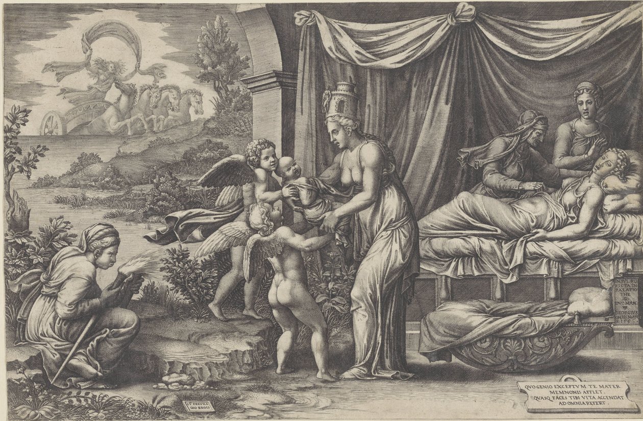Allegoria della Nascita da Giorgio Ghisi