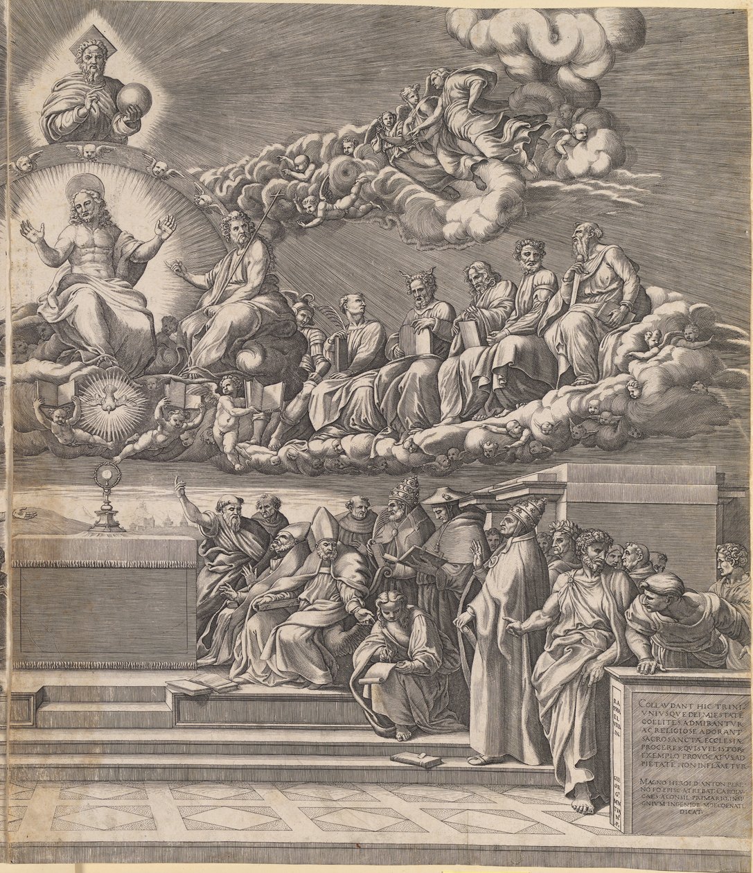 Discussione sul Sacramento Santo da Giorgio Ghisi