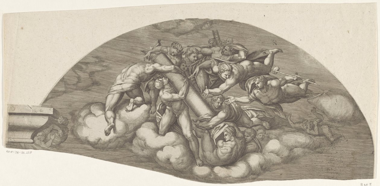 Il giudizio universale, foglio A da Giorgio Ghisi