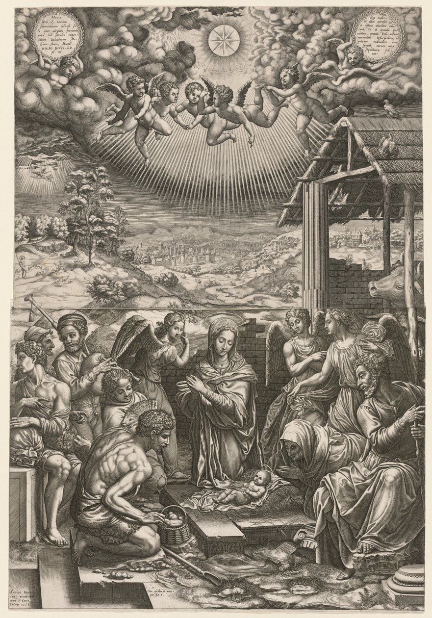 La Natività da Giorgio Ghisi