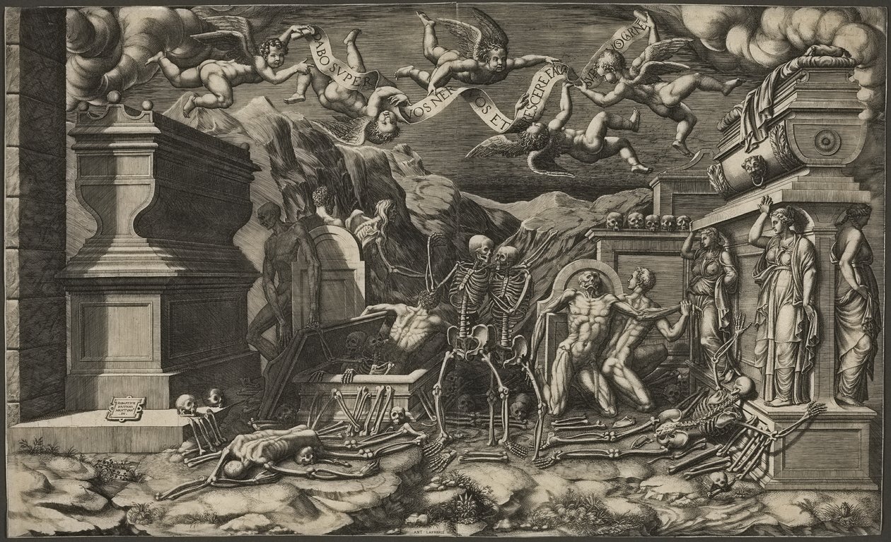 La visione di Ezechiele da Giorgio Ghisi