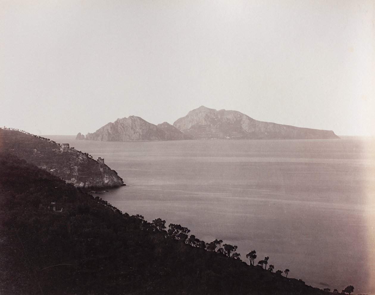 Veduta di Capri da Giorgio Sommer