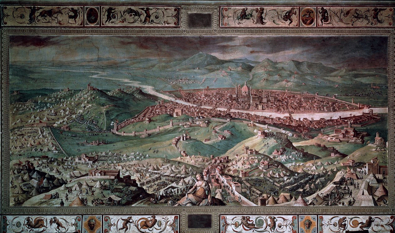 Assedio di Firenze da Giorgio Vasari