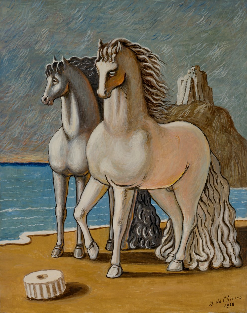 Cavalli antichi da Giorgio de Chirico