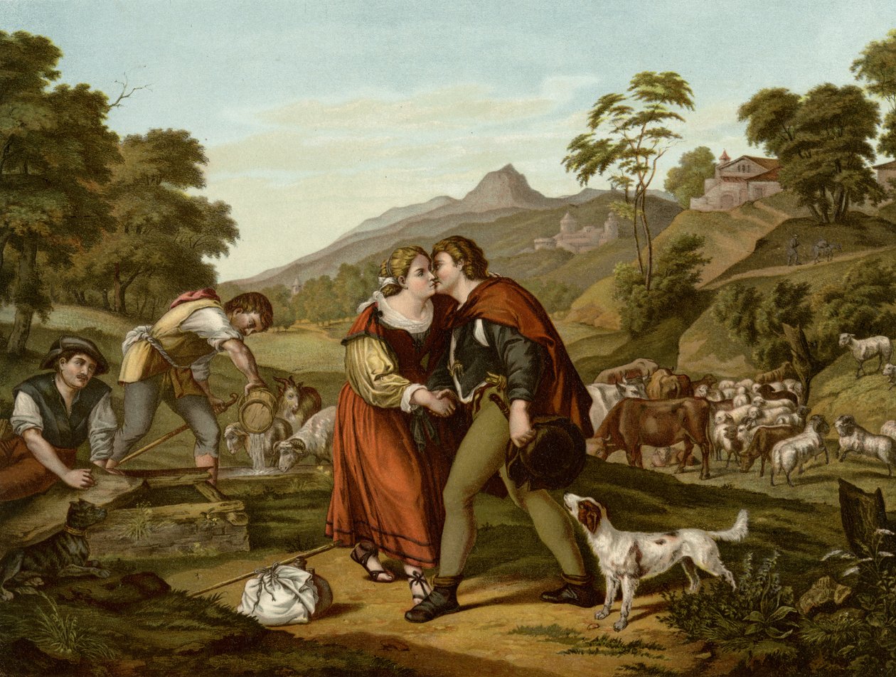 Giacobbe e Rachele da Giorgione da Castelfranco