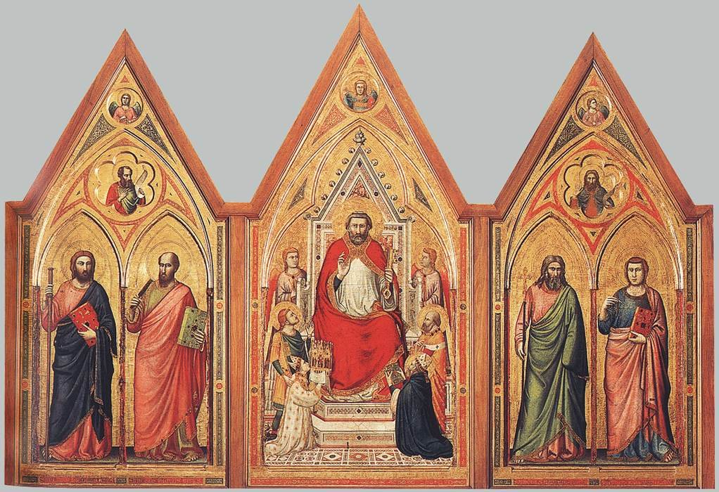 Il Trittico Stefaneschi (verso) da Giotto di Bondone