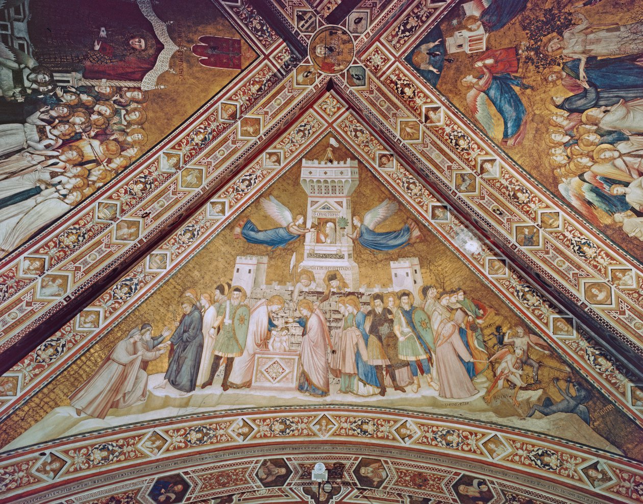 Allegoria della castità da Giotto di Bondone