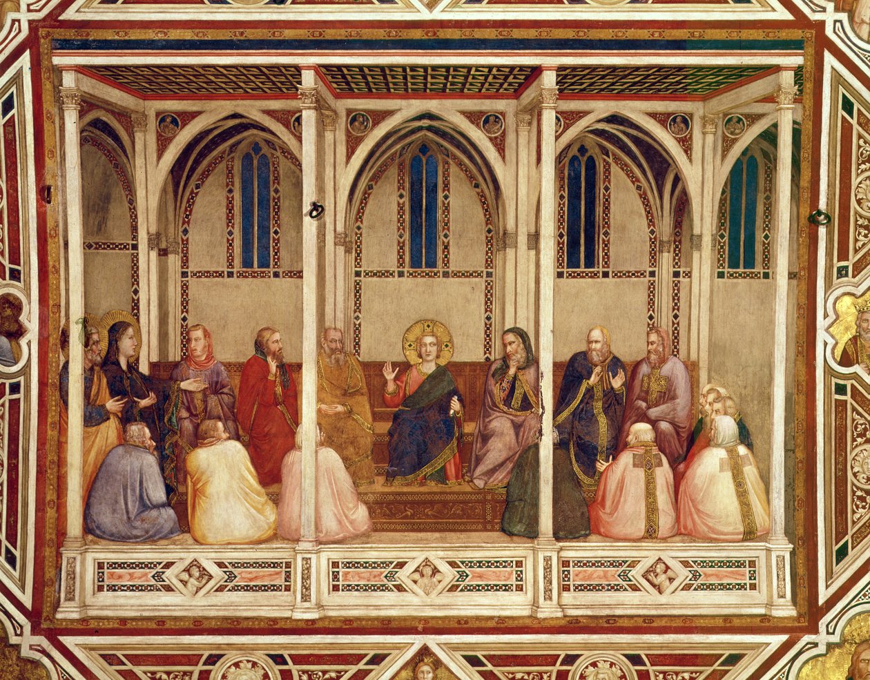 Gesù tra i Dottori, c.1320 da Giotto di Bondone