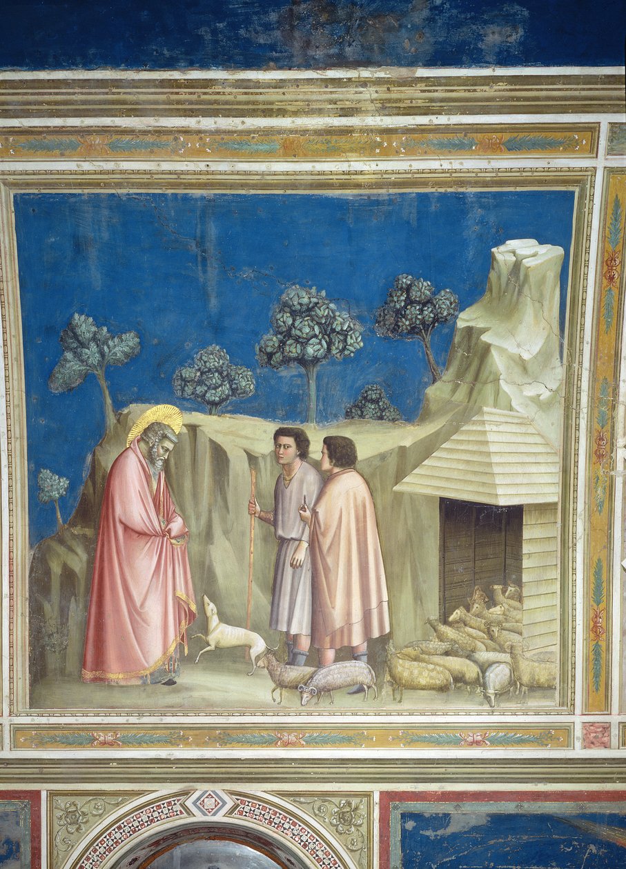 Gioacchino tra i pastori, c.1305 da Giotto di Bondone