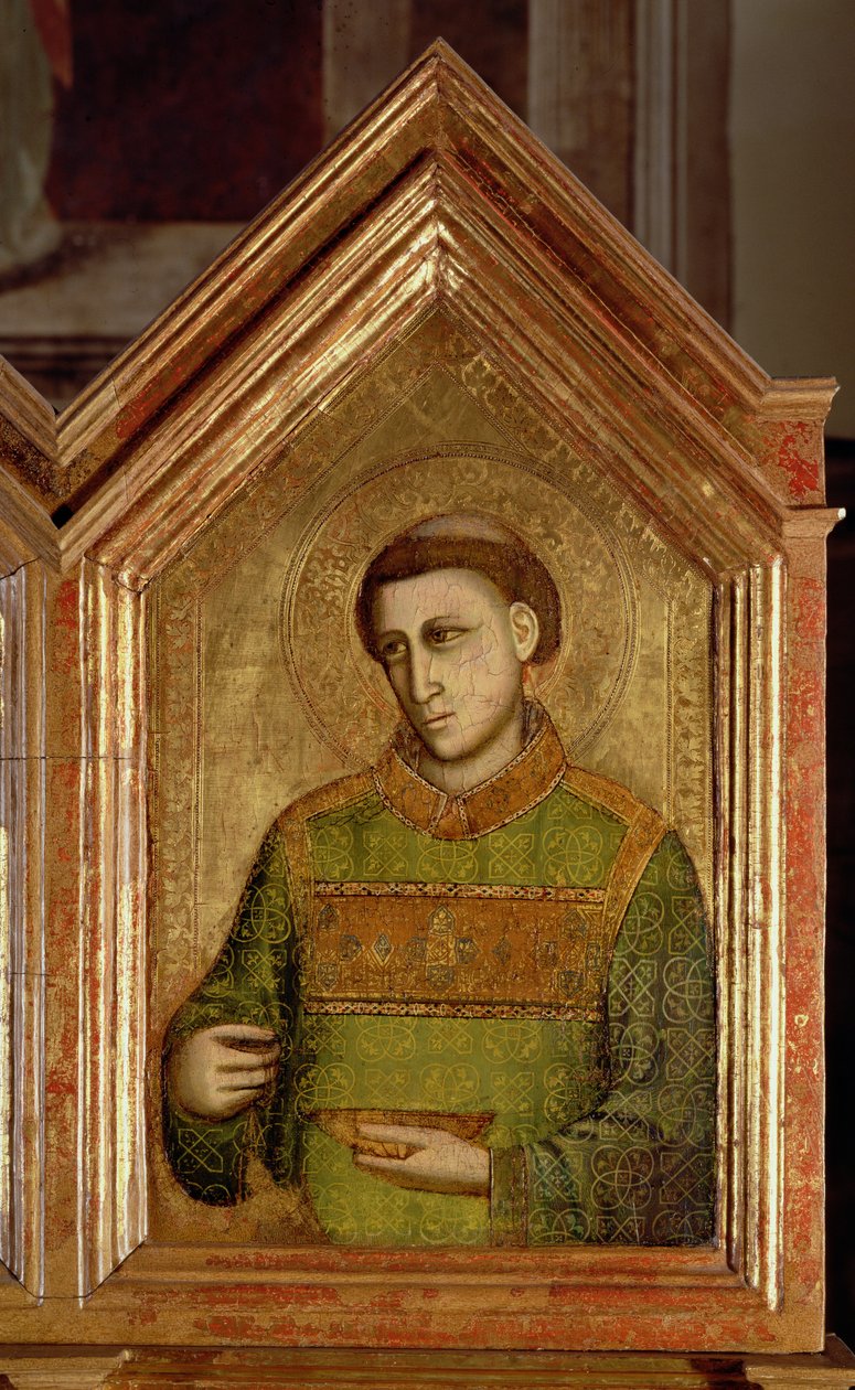 Monaco dal Polittico di Santa Reparata (dettaglio) da Giotto di Bondone
