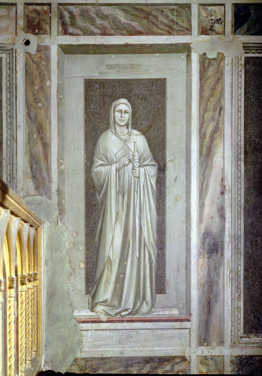 Temperanza, c.1305 da Giotto di Bondone