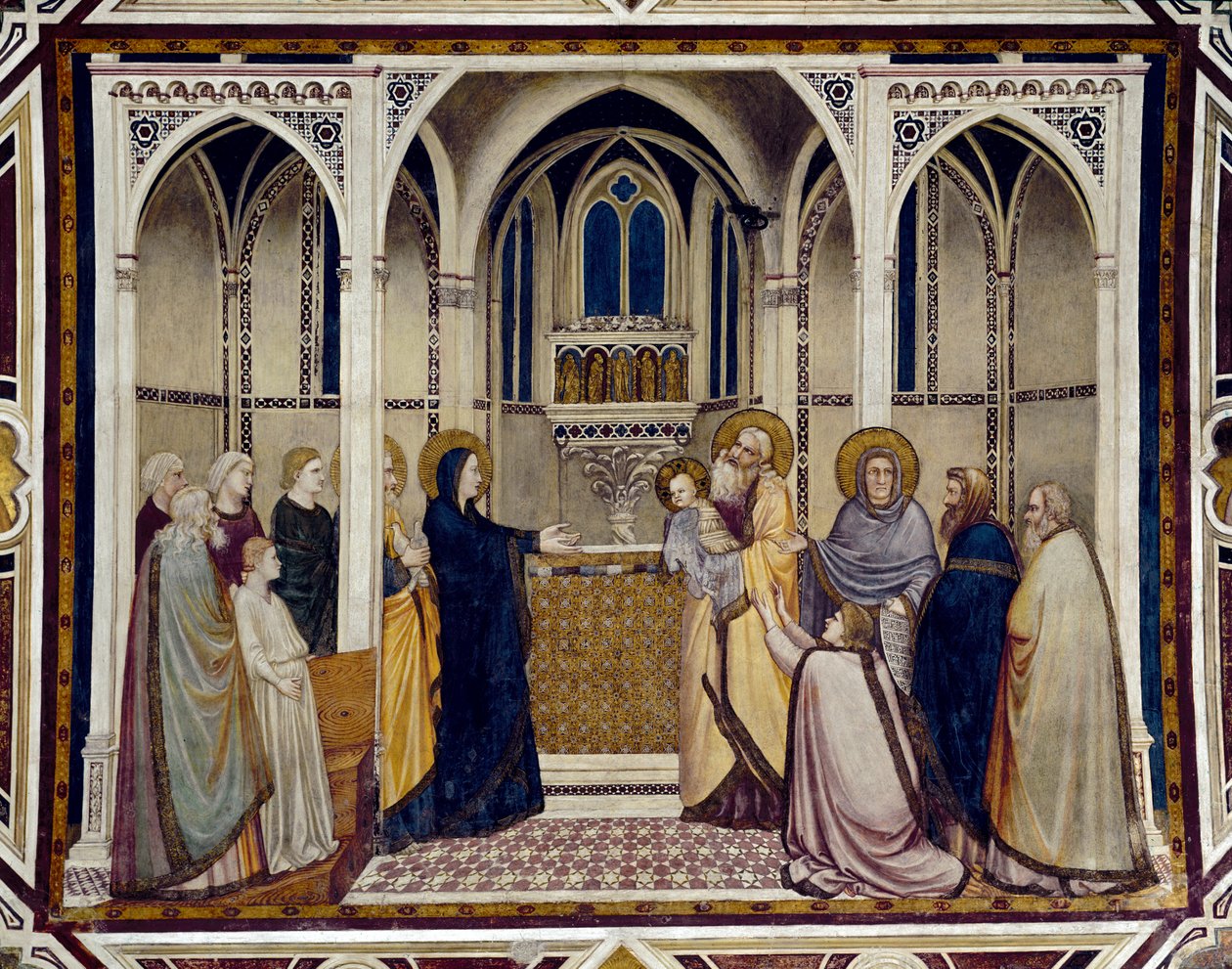 Presentazione al tempio da Giotto (c.1266 1337)