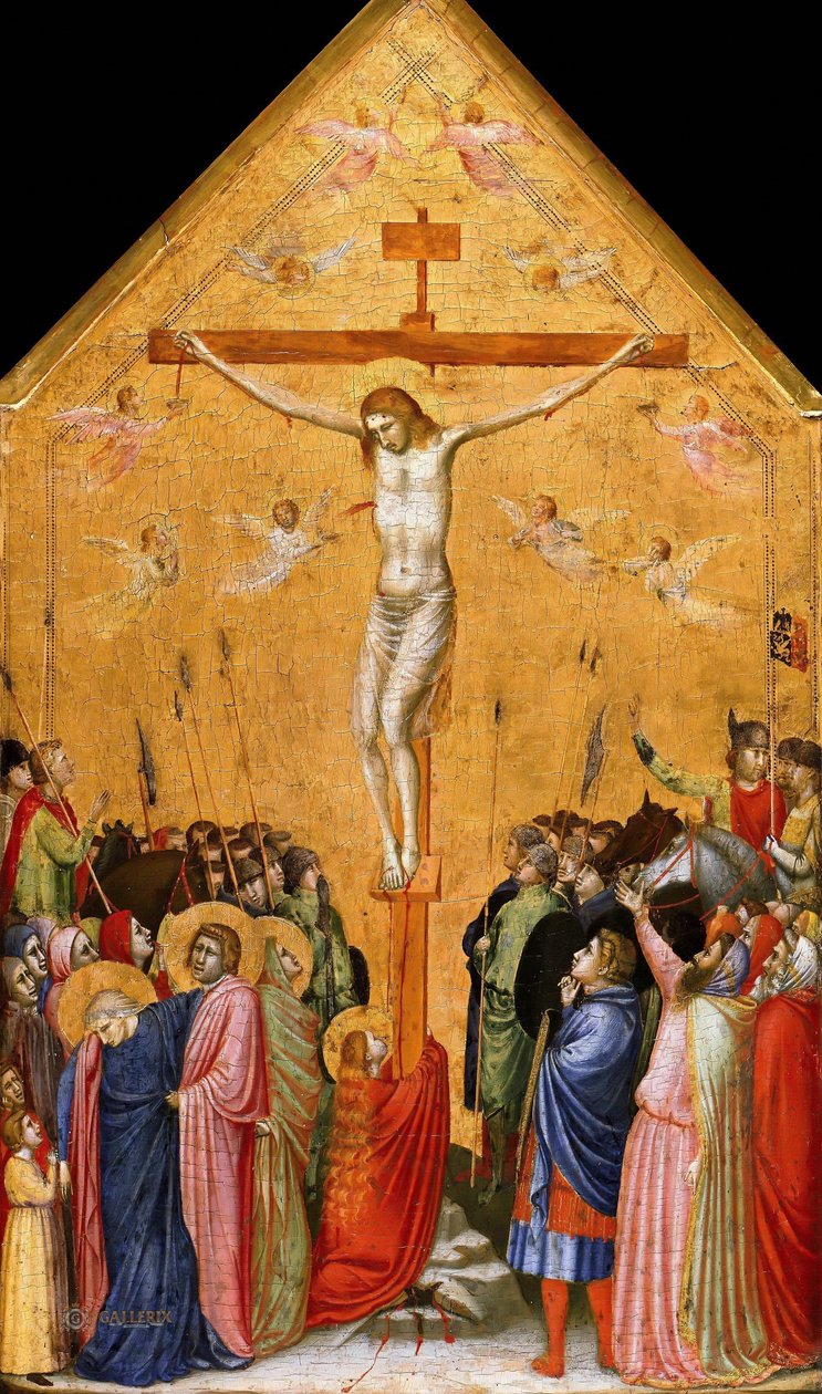 Tedesco: Die Kreuzigung Christi La crocifissione di Cristo da Giotto