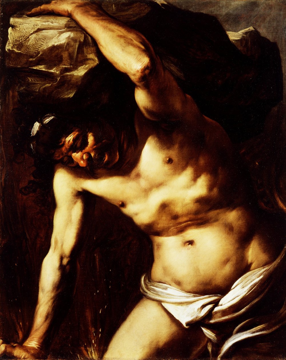 Sisifo da Giovan Battista Langetti