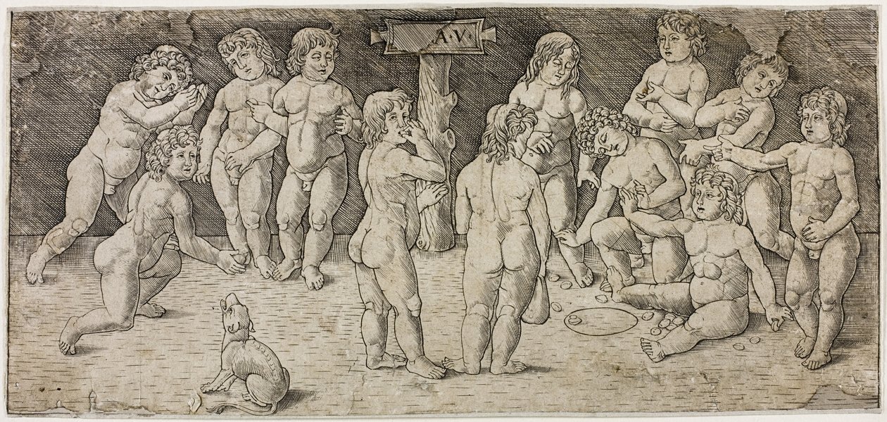 Dodici Cupidi che Giocano da Giovan Pietro Birago