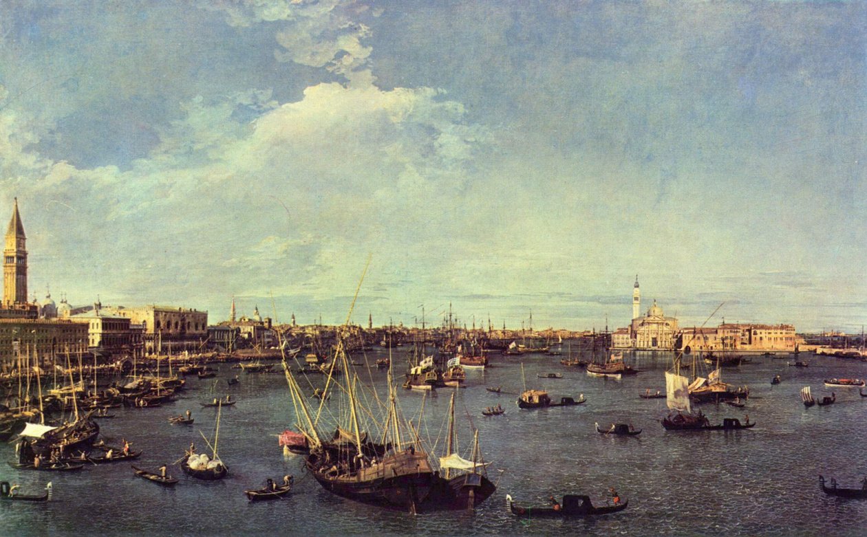 Porto di San Marco da Giovanni Antonio Canal