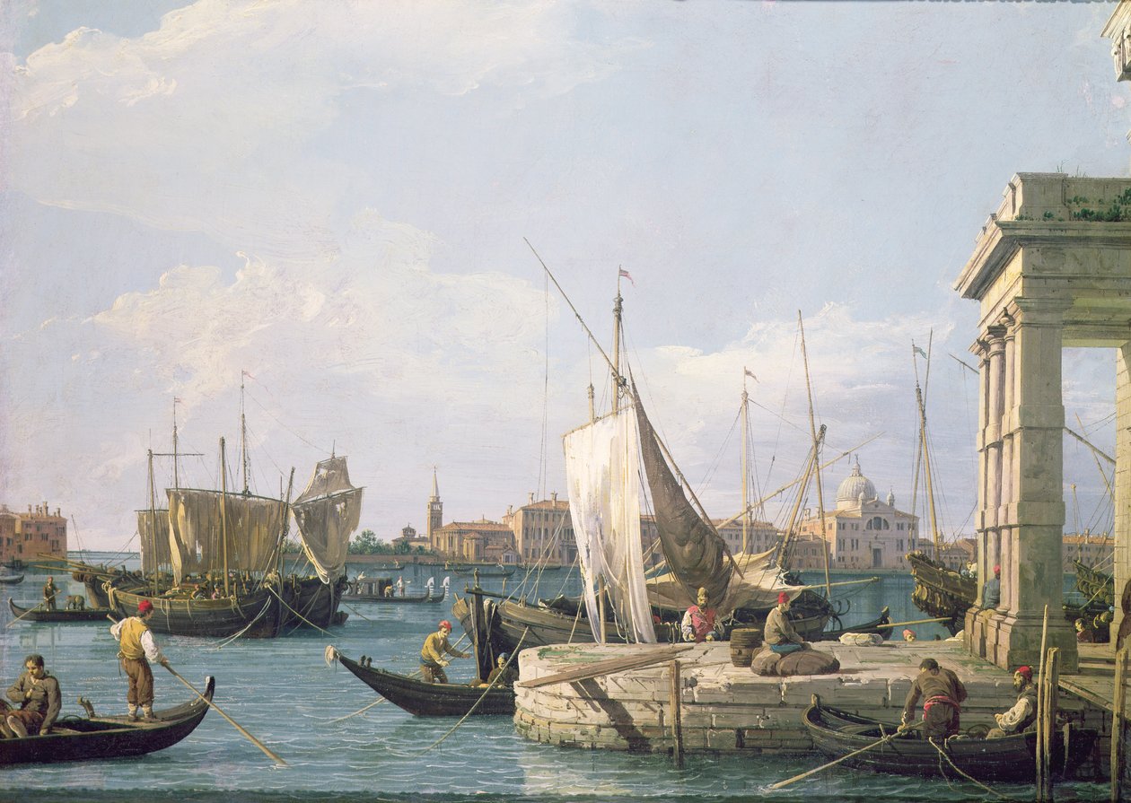 La Punta della Dogana, 1730 da Giovanni Antonio Canal