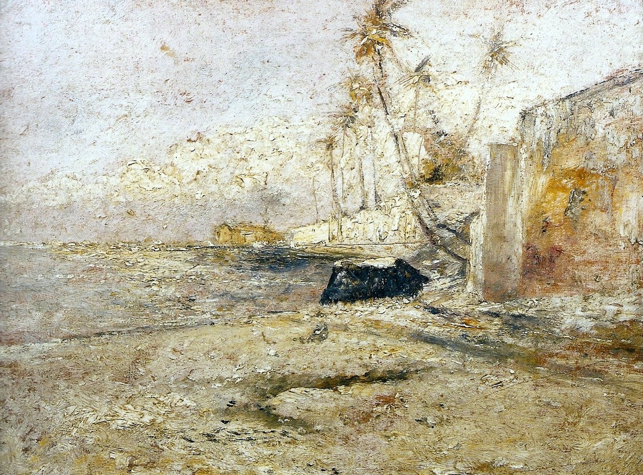 Un tratto della spiaggia di Sao Roque a Paqueta da Giovanni Battista Castagneto