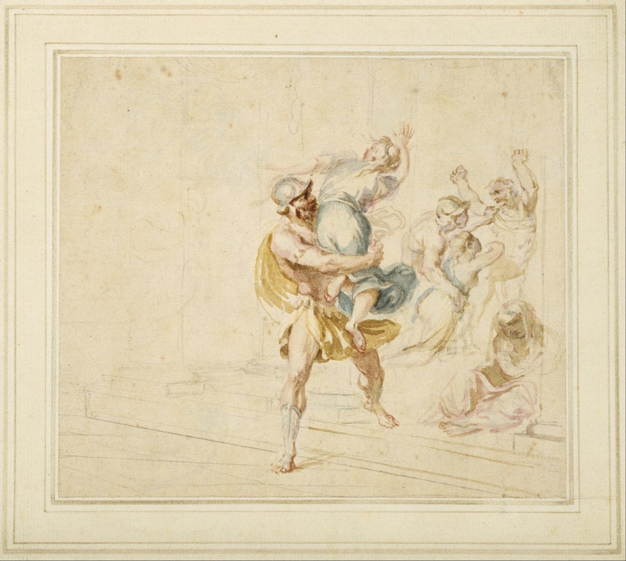 Il ratto delle Sabine da Giovanni Battista Cipriani
