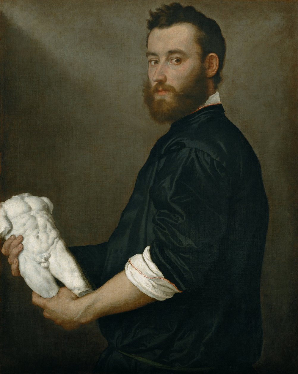 Lo scultore Alessandro Vittoria da Giovanni Battista Moroni
