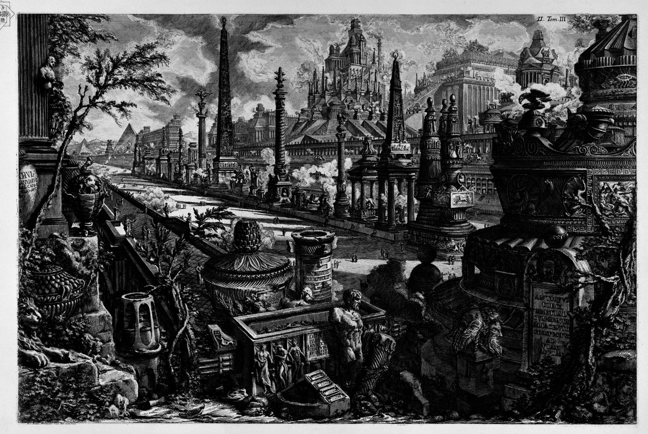 Via Appia da Giovanni Battista Piranesi
