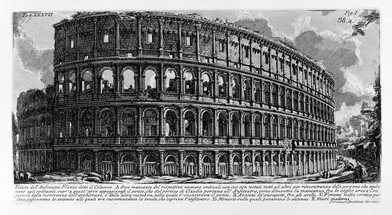 Colosseo da Giovanni Battista Piranesi