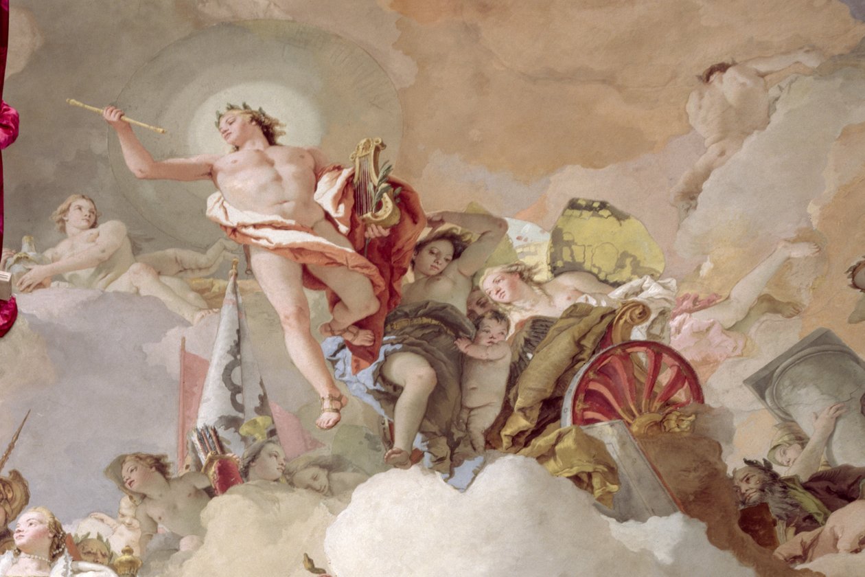 Apoteosi della Monarchia Spagnola (dettaglio) da Giovanni Battista Tiepolo